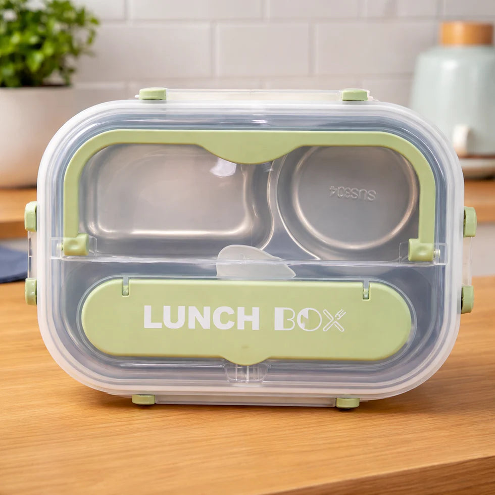 Compartment Leakproof Lunch Box – Portable Food Storage Container for Kids & Adults