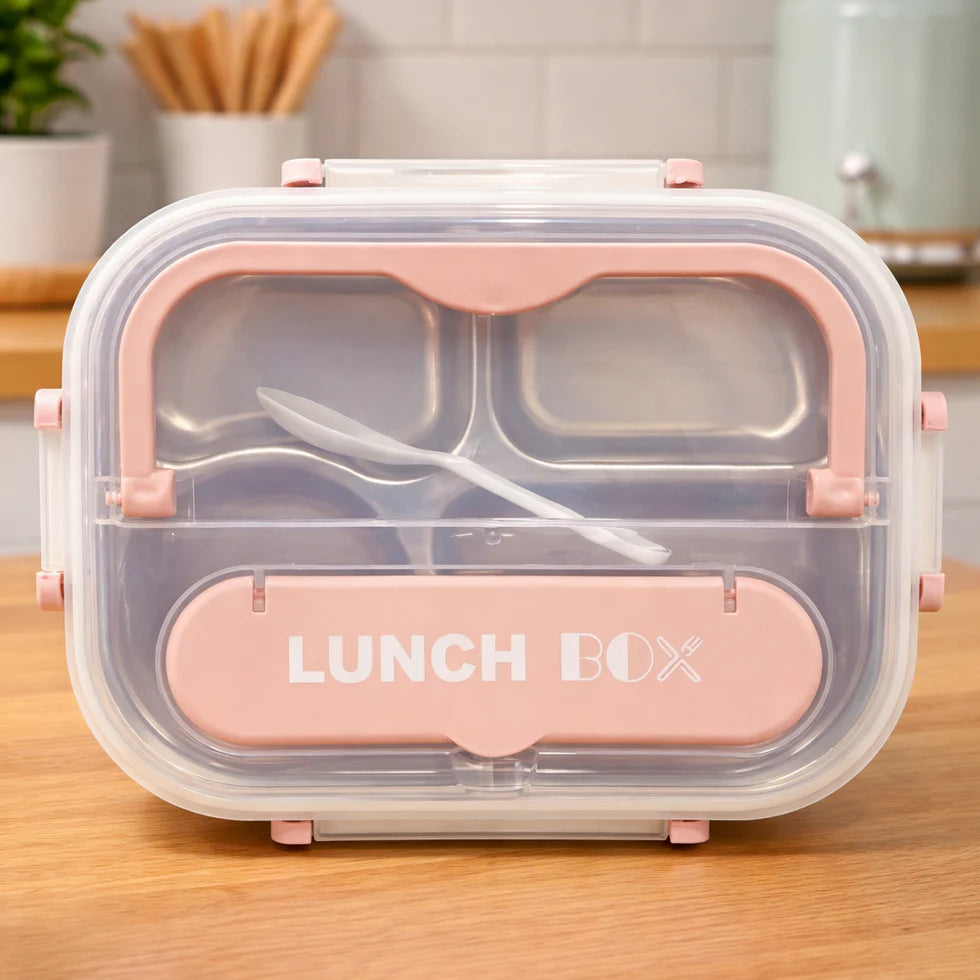 Compartment Leakproof Lunch Box – Portable Food Storage Container for Kids & Adults