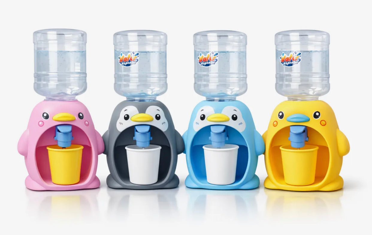 Cute Penguin Mini Water Dispenser for Kids | Fun Drinking Water Toy with Cup