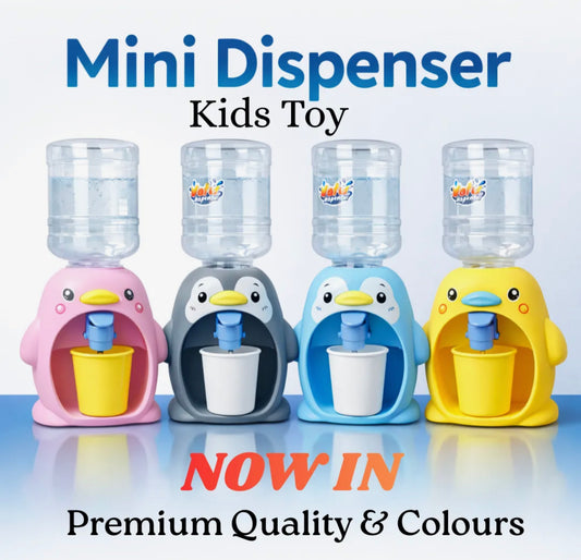 Cute Penguin Mini Water Dispenser for Kids | Fun Drinking Water Toy with Cup